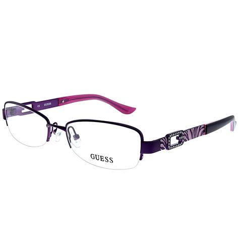 who makes guess frames|guess semi rimless frames.